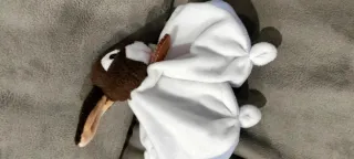 Doudou neonato coniglio