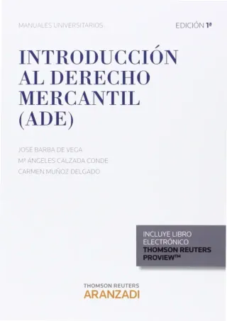 Introducción al Derecho Mercantil (ADE) UNED