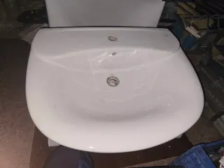 Pedestal Roca Lavabo Blanco