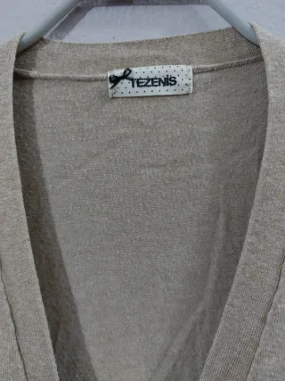 2 Cardigan Tezenis Beige e Nero