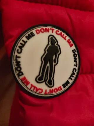 Chaqueta roja niña T 10-12 sin capucha