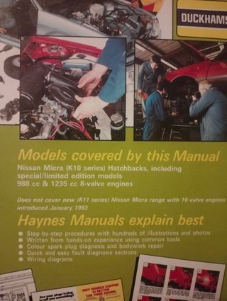 Haynes - Nissan Micra k10