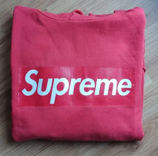 Sudadera Supreme Roja con Capucha