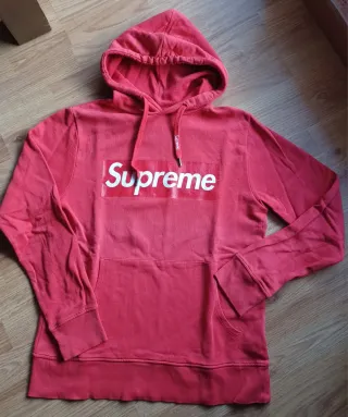 Sudadera Supreme Roja con Capucha
