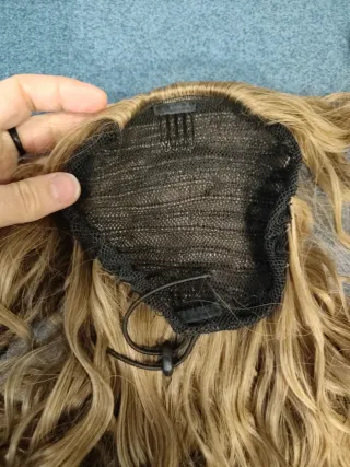 Extensiones cola de caballo onduladas