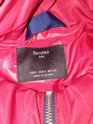 Abrigo acolchado tricolor