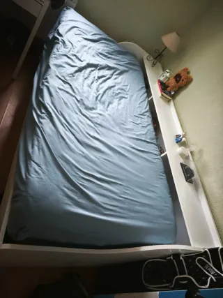 Cama nido blanca con cajones