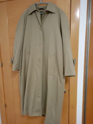 Gabardina beige con forro polar