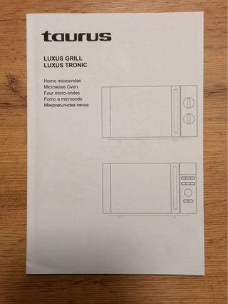Microondas Taurus plateado