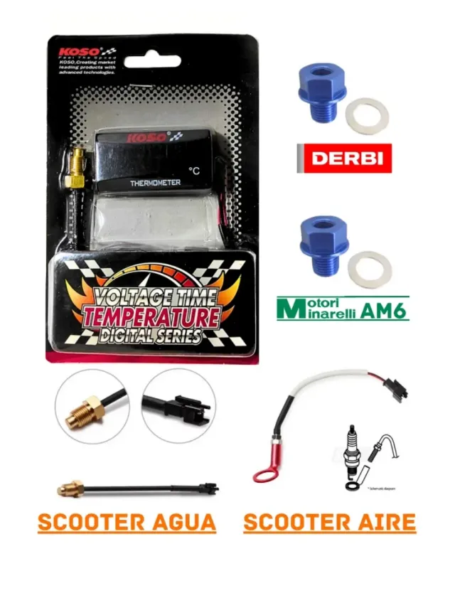 MEDIDOR DE TEMPERATURA KOSO, TERMOMETRO DIGITAL