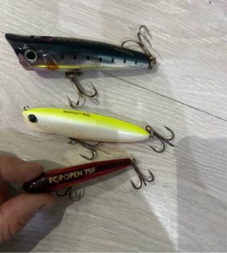 3 señuelos de pesca ima