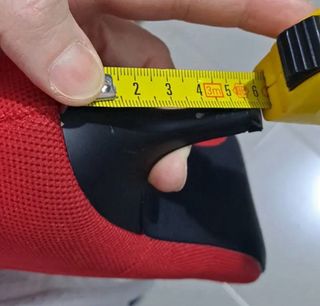 Botines rojos de punta