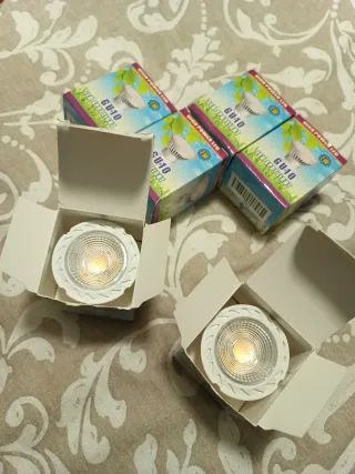 6x GU10 LED Spotlights 7W 3000K