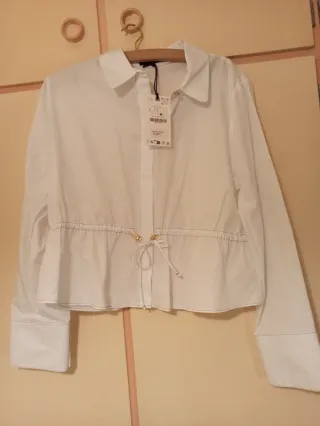 Camisa Zara Blanca Mujer