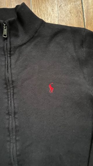 Chaqueta Cardigan Polo Ralph Lauren Cremallera Neg