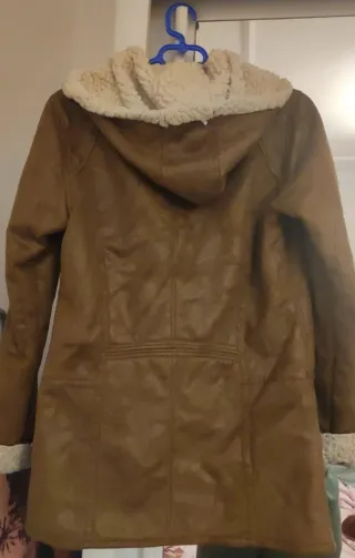 Chaqueta de cuero forrada