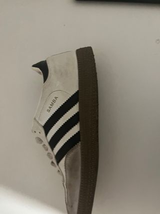 Adidas Samba Gris y Blanco