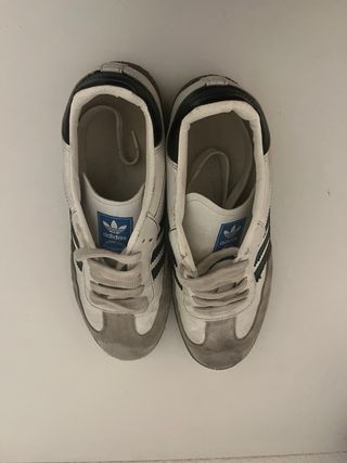 Adidas Samba Gris y Blanco