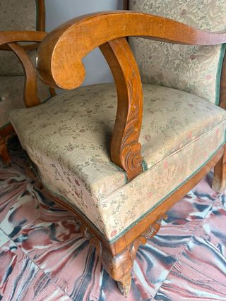 2 Sillones Antiguos Estilo Vintage