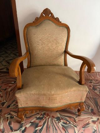 2 Sillones Antiguos Estilo Vintage