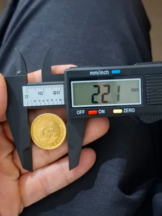 Moneda 2 Rand Oro 18k