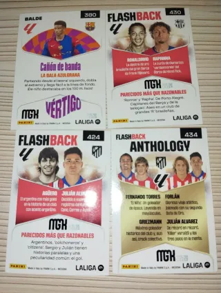 Lote cromos MGK 25-26