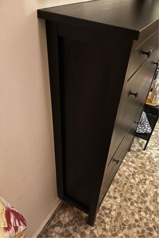 Zapatero Hemnes Ikea Negro-Marrón