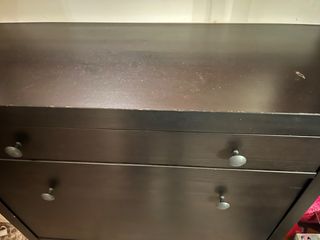 Zapatero Hemnes Ikea Negro-Marrón