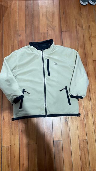 Chaqueta Kappa Reversible Vintage Beige/Negra
