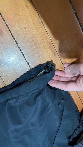 Chaqueta Kappa Reversible Vintage Beige/Negra