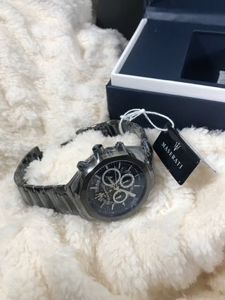 Reloj Maserati Cronógrafo Azul y Plateado