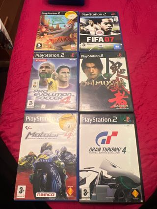 Juegos de play 2 lote 5 juegos !!