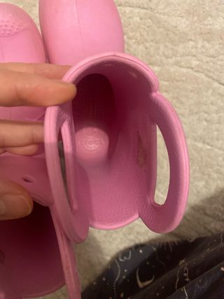 Botas de agua Crocs rosas niña No pesan nada!!