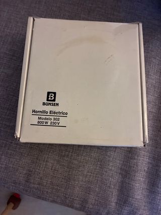 Hornillo Eléctrico Bunsen Modelo 302