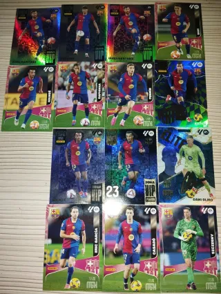 Lote cartas fútbol MGK 25-26