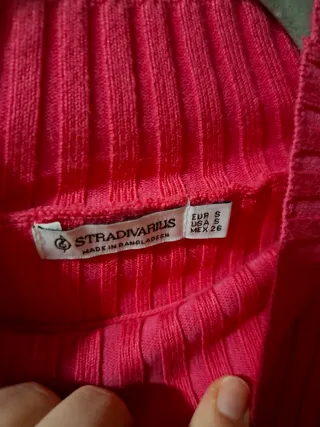 Jersey rosa de manga larga