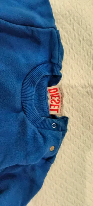 Felpa Diesel neonato blu