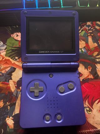 2x Game Boy Advance SP Azul + Juego + Cargador