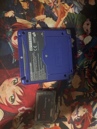 2x Game Boy Advance SP Azul + Juego + Cargador