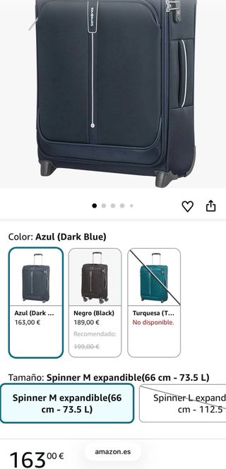 Maleta Samsonite Popsoda Azul