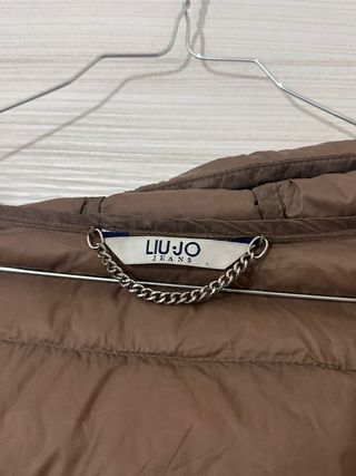 Liu Jo piumino con cappuccio marrone tg 40