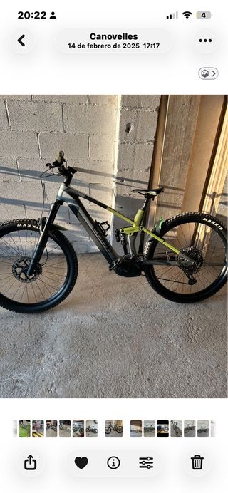 E-Bike CUBE Stereo 140 TM carbono