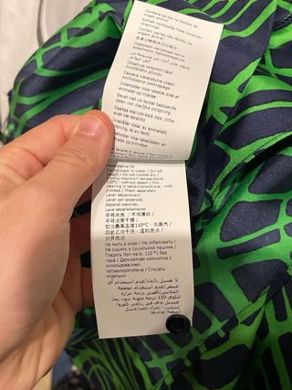 Camisa Moschino seda hombre talla 39