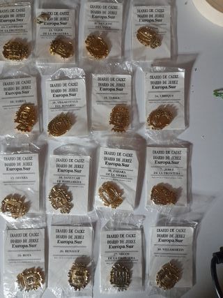 Lote 37 insignias provincia Cádiz