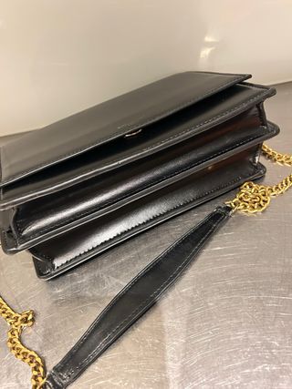 Borsa Saint Laurent tracolla nera