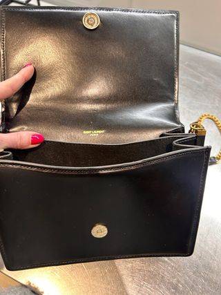 Borsa Saint Laurent tracolla nera