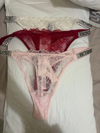 Tangas Victoria Secret L/G Set 3 cada uno 10e