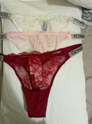 Tangas Victoria Secret L/G Set 3 cada uno 10e