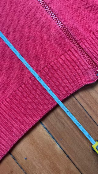 Cárdigan Burberry Vintage Rojo Cremallera