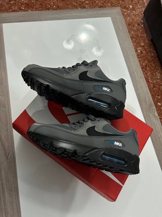 Nike Air Max 90 Grises y Azules